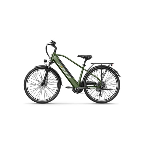 E-Bike JASION EB5 Roamer - Motor 500W Akku 48V10AH 26 Zoll Räder  mechanische Scheibenbremse - Grün