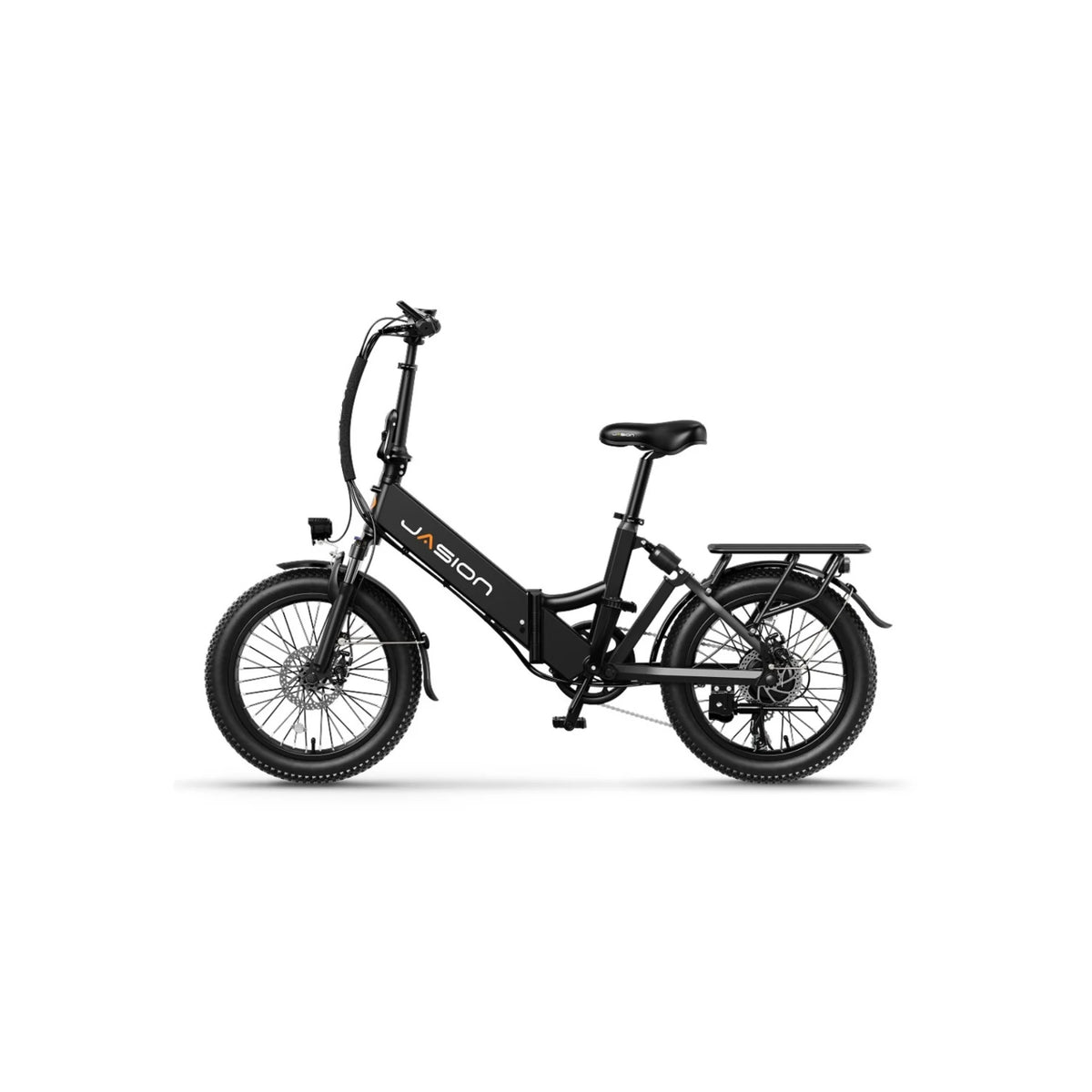 E-Bike JASION EB7 st - Motor 500W Akku 48V10AH 20 Zoll Räder  mechanische Scheibenbremse - Schwarz