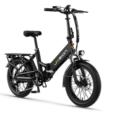 E-Bike JASION EB7 st - Motor 500W Akku 48V10AH 20 Zoll Räder  mechanische Scheibenbremse - Schwarz