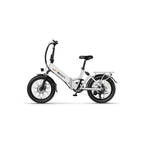 E-Bike JASION EB7 st - Moteur 500W Batterie 48V10AH Roues 20 pouces Frein à disque mécanique - Blanc