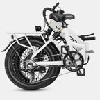 E-Bike JASION EB7 st - Moteur 500W Batterie 48V10AH Roues 20 pouces Frein à disque mécanique - Blanc