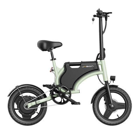 E-Bike JASION JC1 - 250W Akku 36V5.2AH 14 Zoll Reifen Mechanische Scheibenbremse - Grün