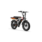 E-Bike JASION RetroVolt - 500W Battery 48V12.5Ah 20 Inch Tires Mechanical Disc Brake - Black