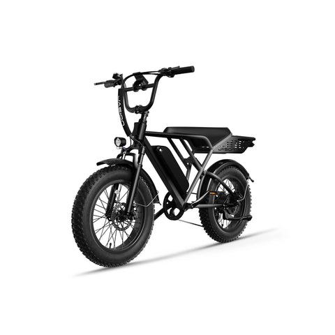E-Bike JASION RetroVolt - 500W Akku 48V12.5Ah 20 Zoll Reifen Mechanische Scheibenbremse - Grau
