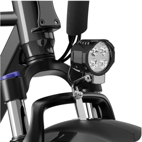 E-Bike JASION RetroVolt - 500W Akku 48V12.5Ah 20 Zoll Reifen Mechanische Scheibenbremse - Grau