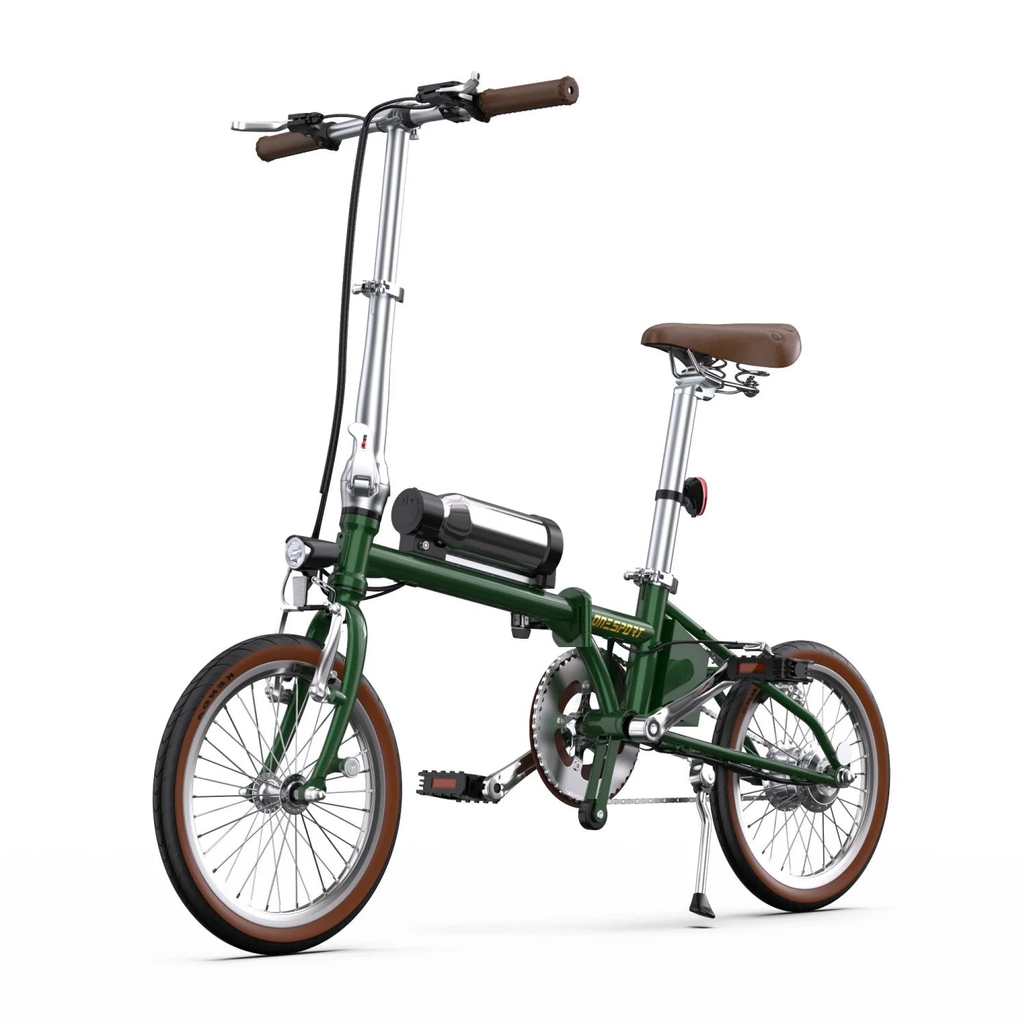 Vélo électrique ONESPORT OT02 - Moteur 250W Batterie 36V5.2Ah 16 pouces Pliable - Vert