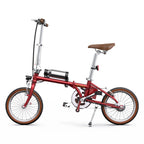 Vélo électrique ONESPORT OT02 - Moteur 250W Batterie 36V5.2Ah 16 pouces Pliable - Rouge