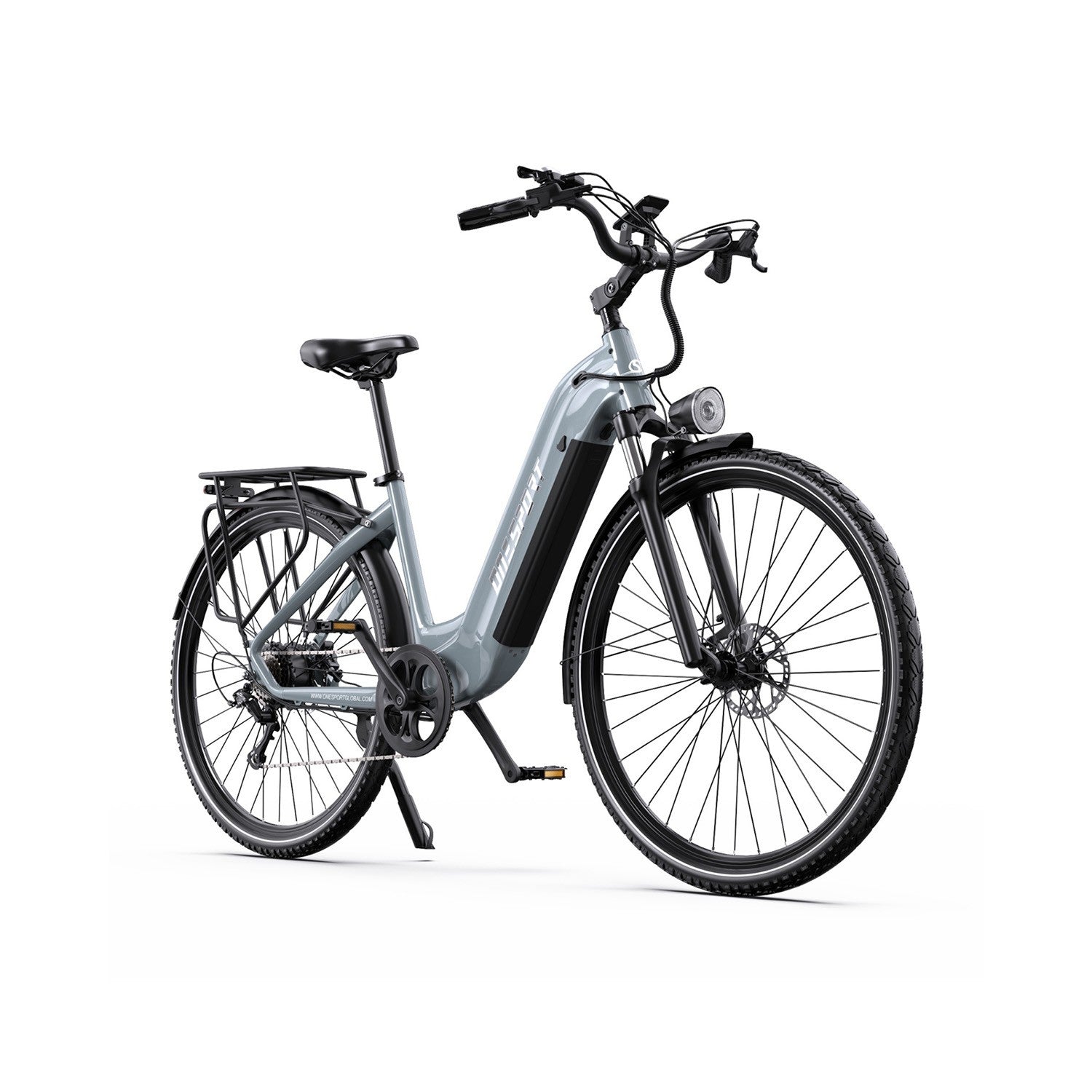 E-Bike ONESPORT OT05 PRO - Motor 250W Akku 36V22.5AH 28 Zoll Räder Scheibenbremse - Grau