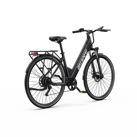 ONESPORT OT12 Elektrisches Fahrrad - 250W Motor 36V13Ah  Batterie 27,5 Zoll  Kabelbremse - Grau