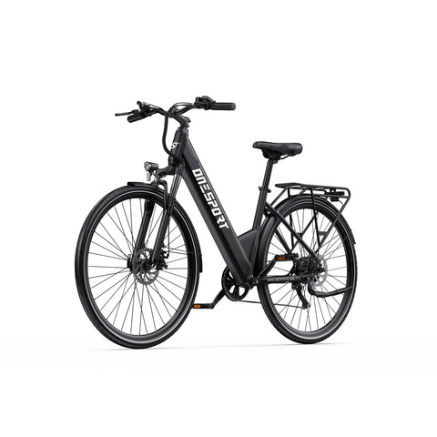 ONESPORT OT12 Elektrisches Fahrrad - 250W Motor 36V13Ah  Batterie 27,5 Zoll  Kabelbremse - Grau
