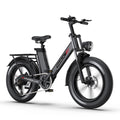 PHNHOLUN C6 Pro Vélo électrique - Moteur 1000W Batterie 48V17.5AH Pneus 20 pouces Frein à disque - Noir