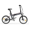 PVY Libon Vélo électrique 250W 36V20.4Ah - Moteur 250W Batterie 36V20.4Ah Freins hydrauliques 20 pouces - Argent
