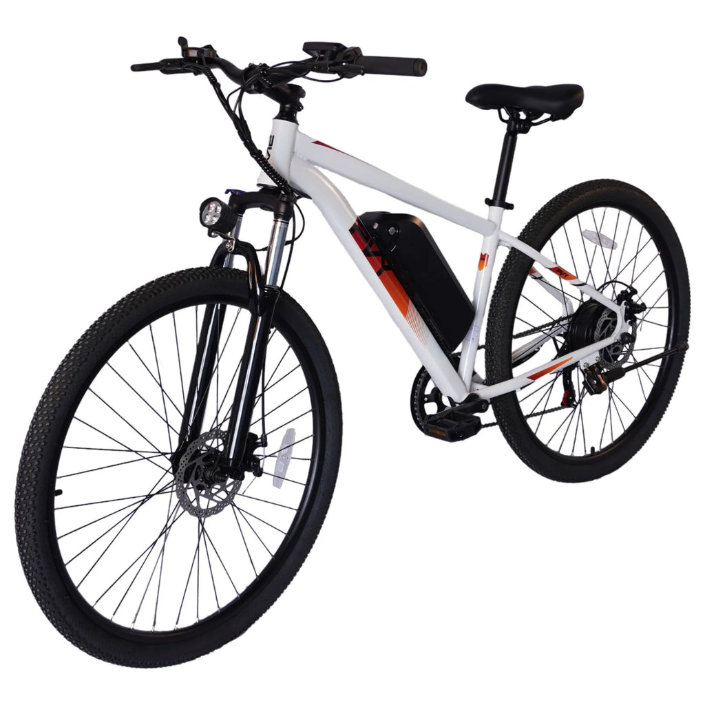 PVY M29 Vélo Électrique - Moteur 250W Batterie 48V17.5Ah Freins à Disque Mécaniques 29 Pouces - Blanc