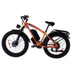 PVY MAX26 Electric Bicycle - 2x250W Motor 48V30Ah Battery 26 Inch Hydraulic Brakes - Orange