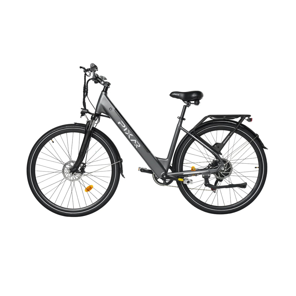 PIXAR CITY1 250W 36V 10,4Ah E-Bike 120KG 15° Steigung Grau