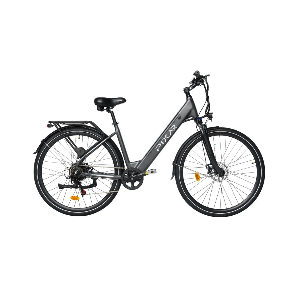 PIXAR CITY1 250W 36V 10,4Ah E-Bike 120KG 15° Steigung Grau