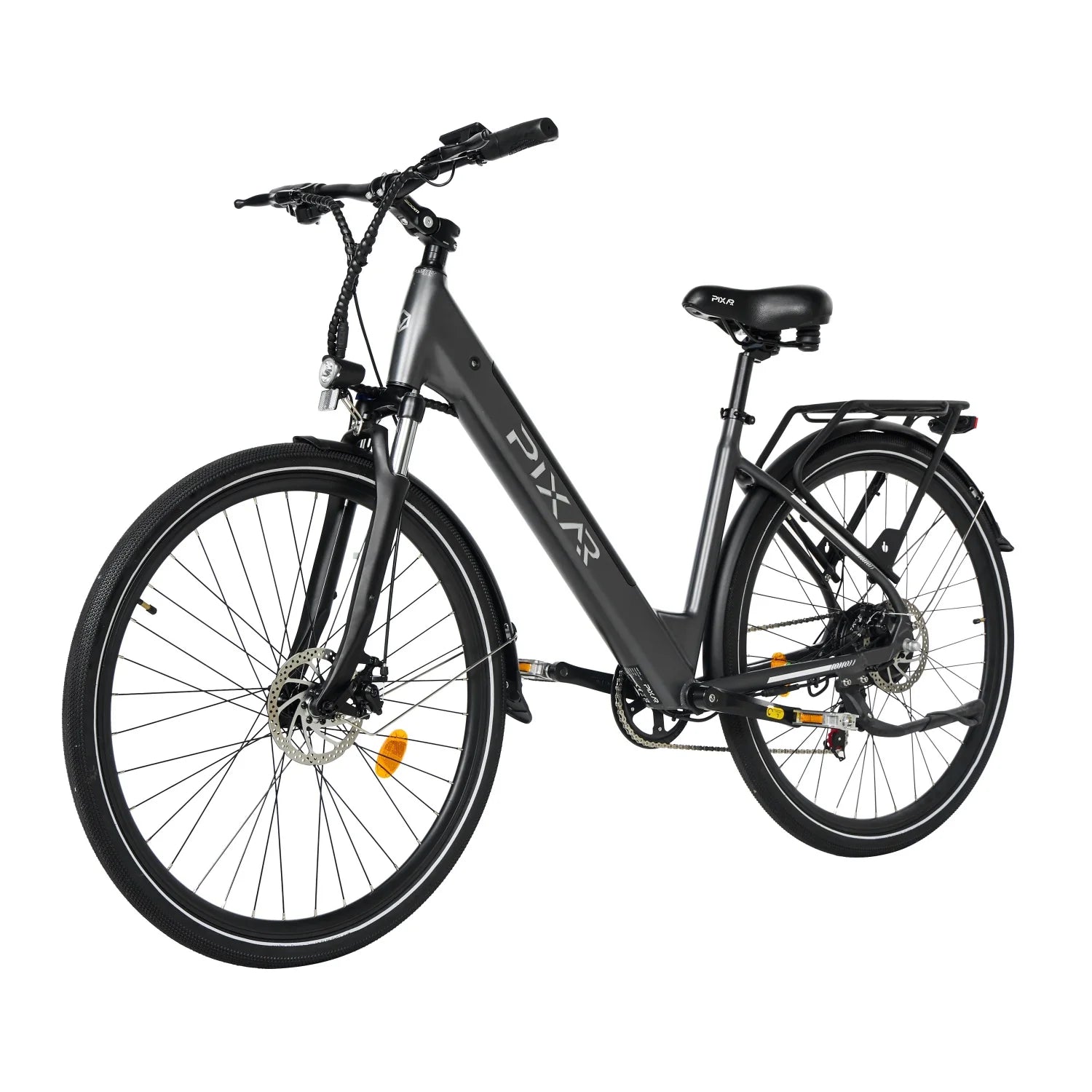 PIXAR CITY1 250W 36V 10,4Ah E-Bike 120KG 15° Steigung Grau