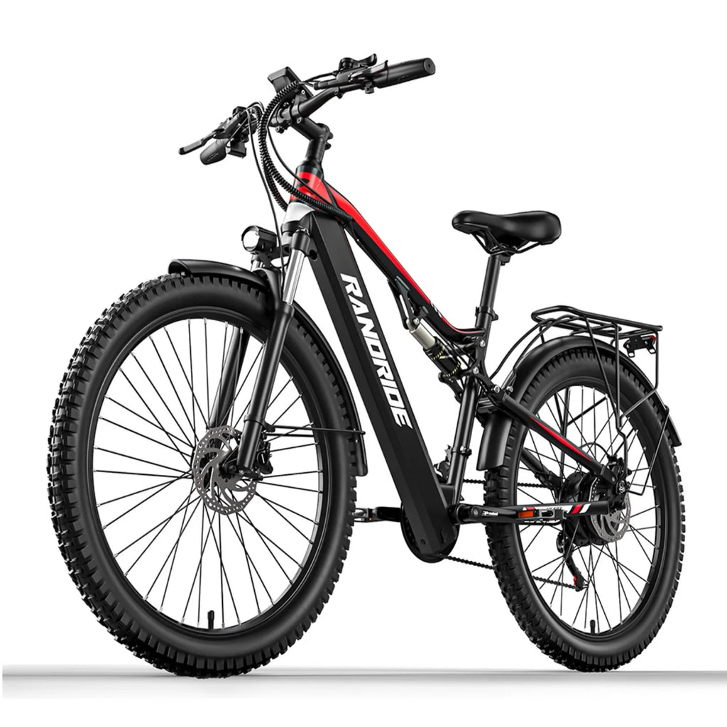 E-Bike RANDRIDE YG90 - Motor 500W 48V17Ah Akku 27,5'' - Schwarz