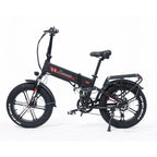 RANDRIDE YX 20M Vélo électrique pliant - Moteur 20 pouces 500W Batterie 48V17Ah Freins hydrauliques - Noir