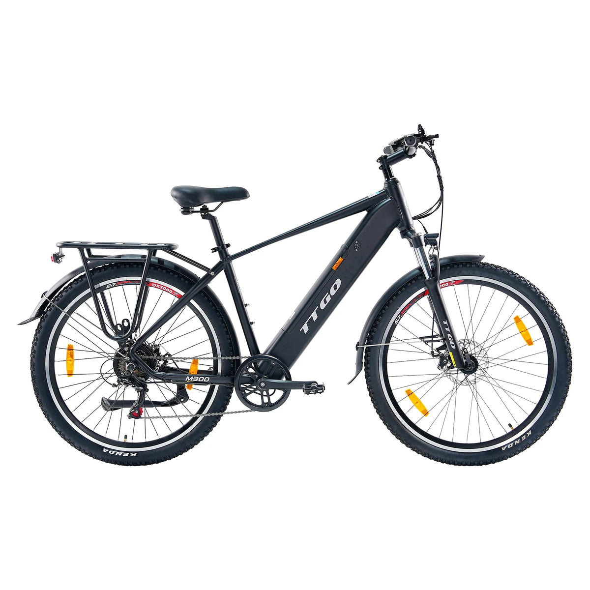TTGO M300 E-Bike - 250W Motor 36V20AH Akku 27,5 Zoll Reifen Scheibenbremse - Schwarz