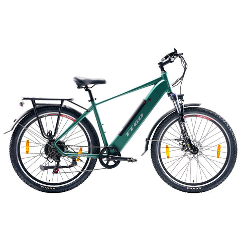 TTGO M310 E-Bike - 500W Motor 48V15AH Akku 27,5 Zoll Reifen  Scheibenbremse - Grün