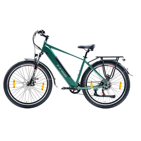 TTGO M310 E-Bike - 500W Motor 48V15AH Akku 27,5 Zoll Reifen  Scheibenbremse - Grün