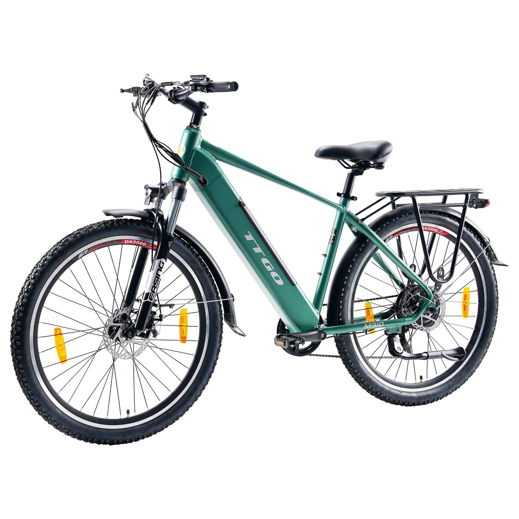 TTGO M310 E-Bike - 500W Motor 48V15AH Akku 27,5 Zoll Reifen  Scheibenbremse - Grün