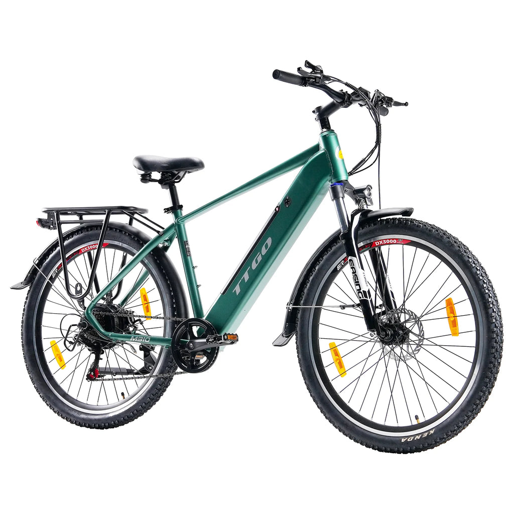 TTGO M310 E-Bike - 500W Motor 48V15AH Akku 27,5 Zoll Reifen  Scheibenbremse - Grün