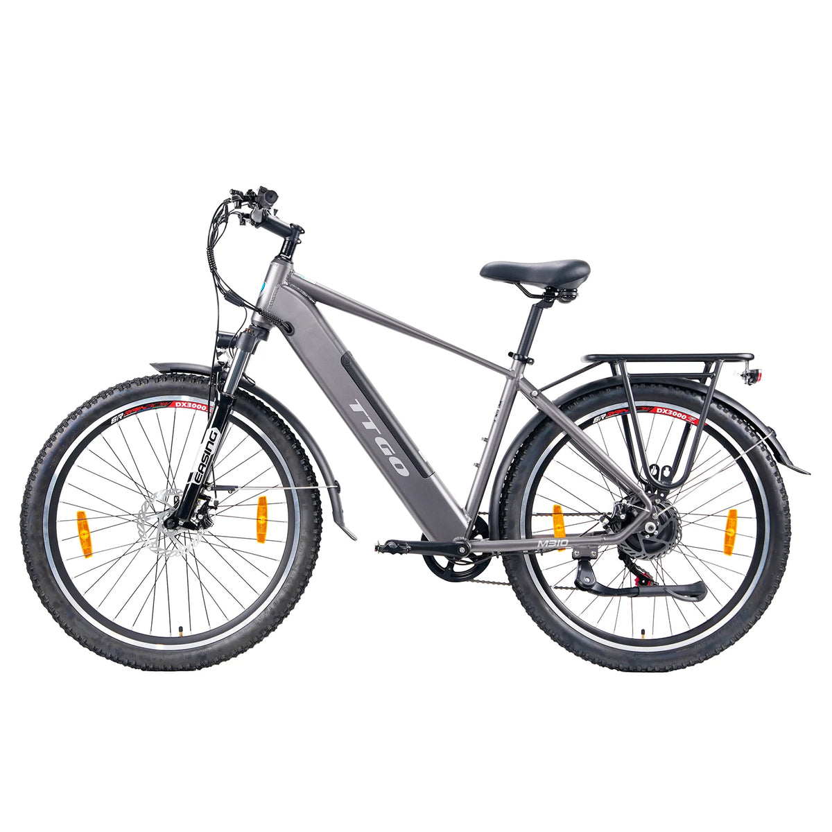 TTGO M310 E-Bike - 500W Motor 48V15AH Akku 27,5 Zoll Reifen  Scheibenbremse - Grau
