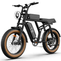URLIFE T2 Vélo électrique - Moteur 250W Batterie 48V 15.6Ah avec Frein à disque Assistance au pédalage - Marron
