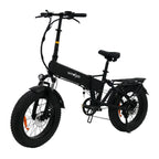 Windgoo F22 Pro Foldable E-Bike - 250W Motor 48V 12.5Ah Battery 20x4.0 Inch Fat LCD Bike - Black