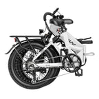 Vélo électrique Yoloway F10 Moteur 250W Batterie 36V12.5Ah Pneus 20*3.0 Freins à disque - Blanc