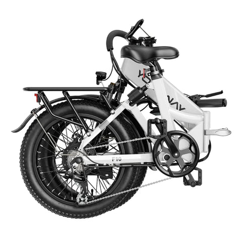 E-Bike Yoloway F10 Motor  250W Akku 36V12.5Ah Reifen 20*3.0 Scheibenbremsen - Weiß