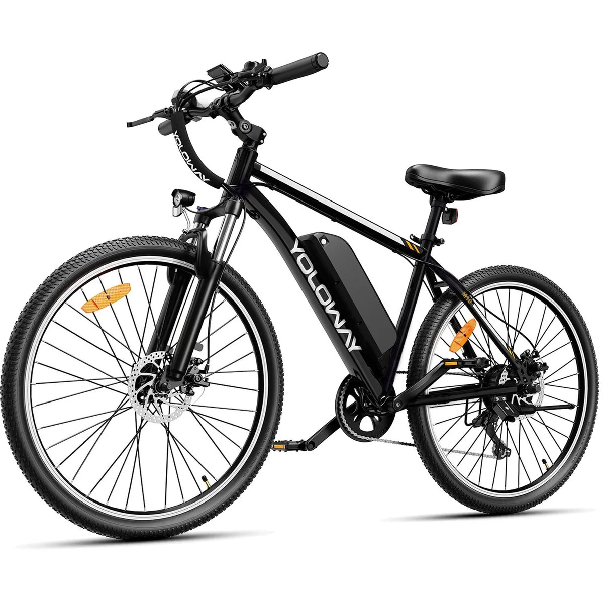 E-Bike Yoloway M10 Motor  250W Akku 36V12.5Ah Reifen 27.5*1.95 Scheibenbremsen - Schwarz