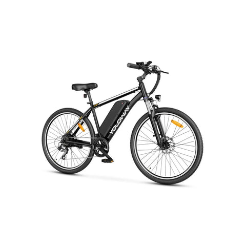 E-Bike Yoloway M10 Motor  250W Akku 36V12.5Ah Reifen 27.5*1.95 Scheibenbremsen - Schwarz