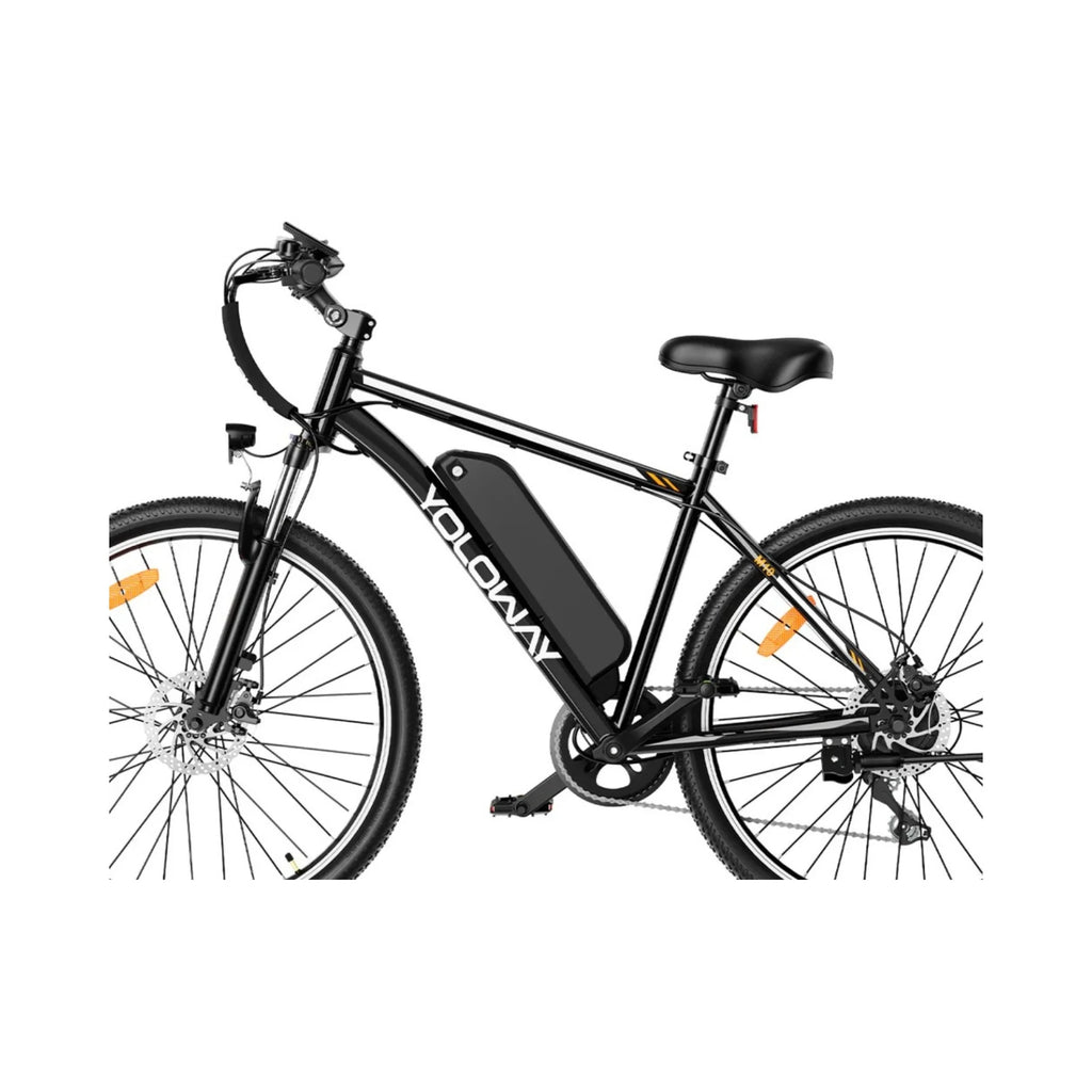 E-Bike Yoloway M10 Motor 250W Battery 36V12.5Ah Tires 27.5*1.95 Disc Brakes - Black