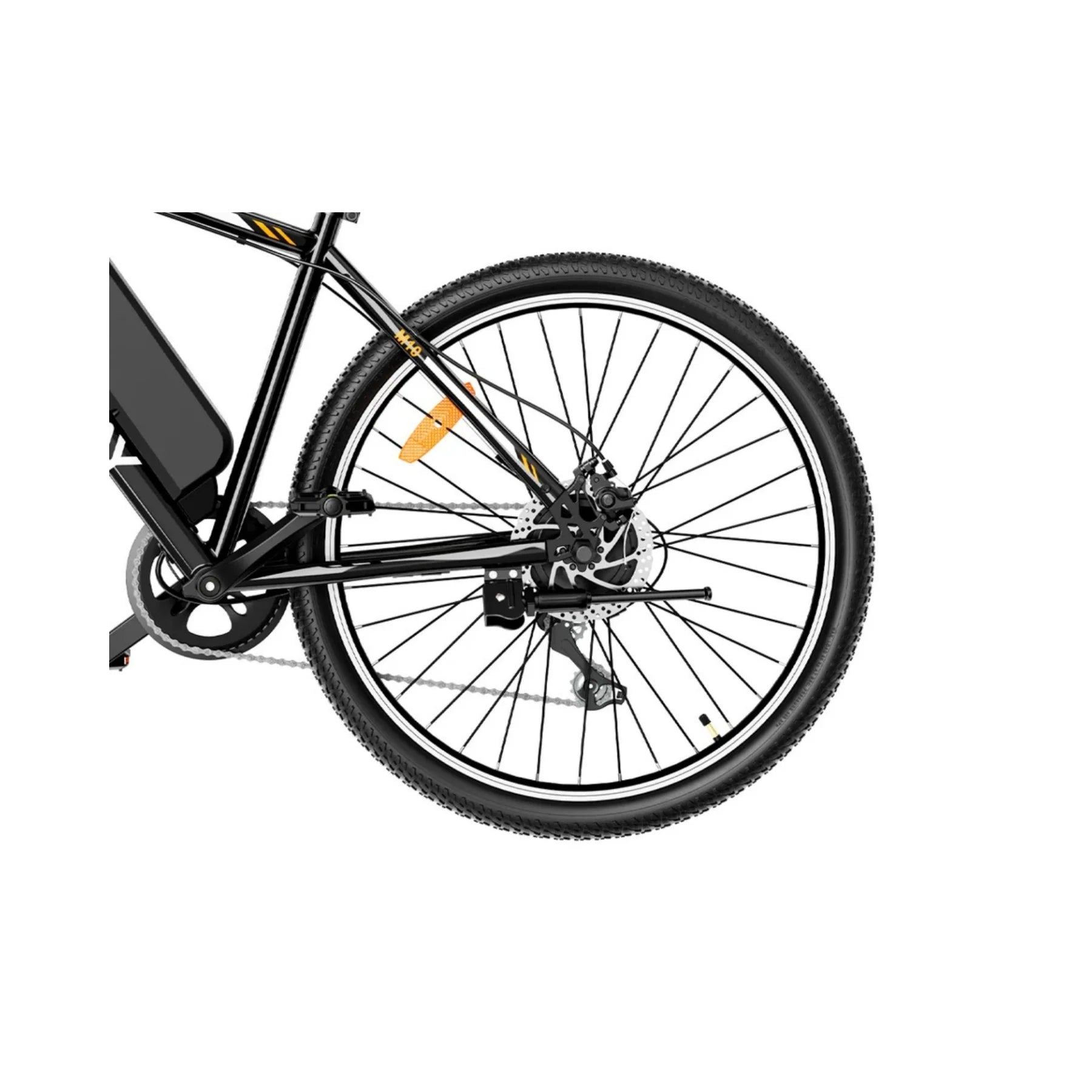 E-Bike Yoloway M10 Motor 250W Battery 36V12.5Ah Tires 27.5*1.95 Disc Brakes - Black