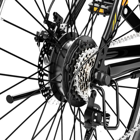 E-Bike Yoloway M10 Motor  250W Akku 36V12.5Ah Reifen 27.5*1.95 Scheibenbremsen - Schwarz