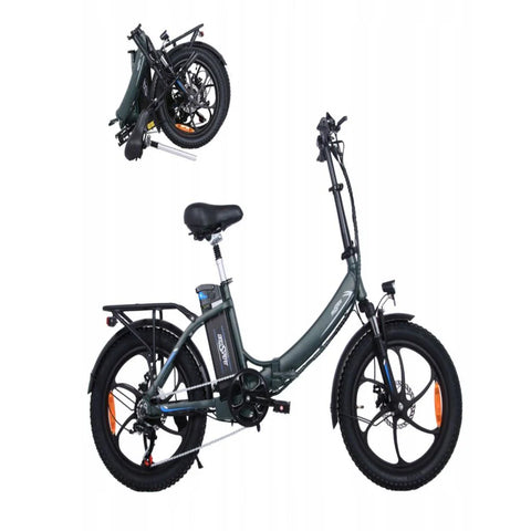 ONESPORT OT16 Elektrisches Bike | 350W 720WH 52KM Reichweite | Grau