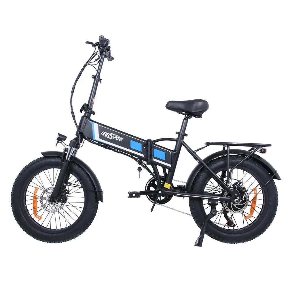 ONESPORT OT10 Elektrisches Bike | 500W 576WH 35KM Reichweite | Schwarz