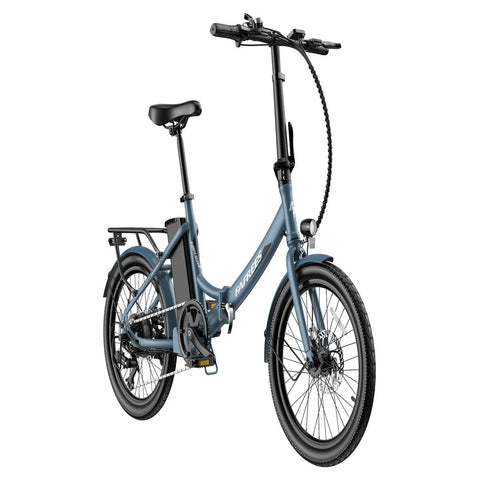 Faltbares E-Bike FAFREES F20 Light -  250W Motor 522WH Batterie 60KM Reichweite - Grau Blau