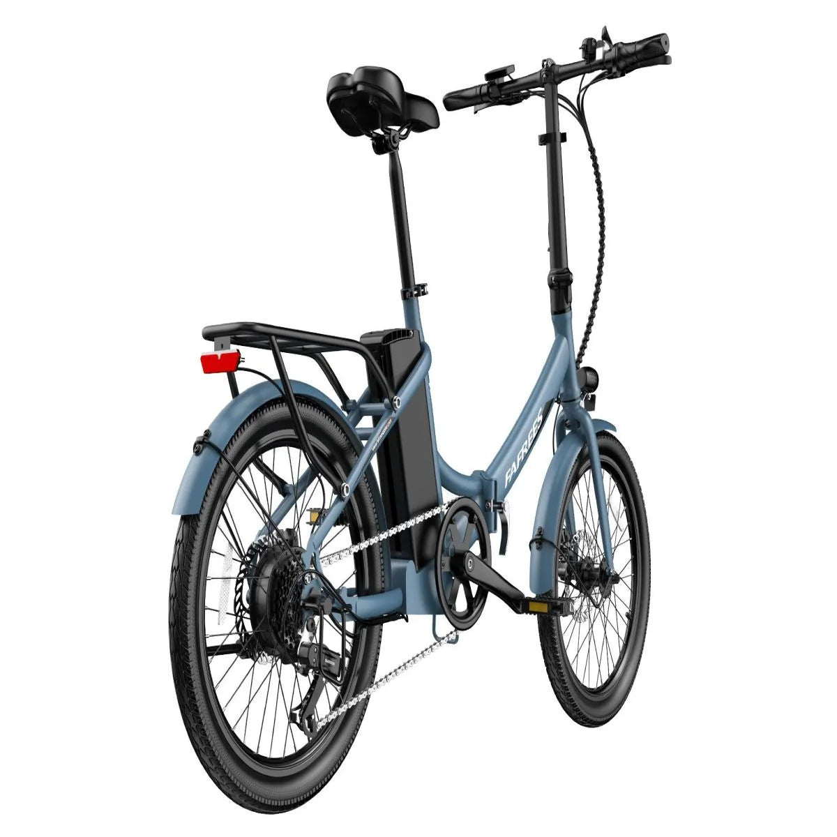 FAFREES F20 Light Foldable E-Bike - 250W Motor 522WH Battery 60KM Range - Grey Blue