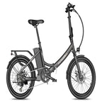 FAFREES F20 Light Foldable E-Bike - 250W Motor 522WH Battery 60KM Range - Gun Black