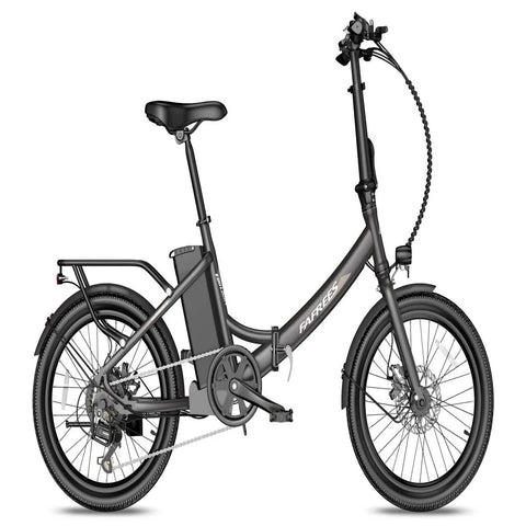 Faltbares E-Bike FAFREES F20 Light - 250W Motor 522WH Batterie 60KM Reichweite - Pistole schwarz