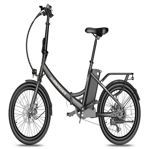 Faltbares E-Bike FAFREES F20 Light - 250W Motor 522WH Batterie 60KM Reichweite - Pistole schwarz