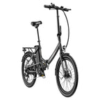 FAFREES F20 Light Foldable E-Bike - 250W Motor 522WH Battery 60KM Range - Gun Black