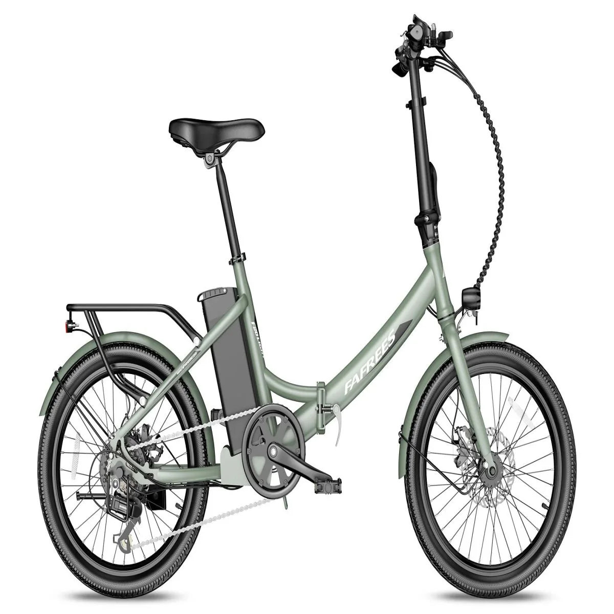 Faltbares E-Bike FAFREES F20 Light - 250W Motor 522WH Batterie 60KM Reichweite - Dunkelgrün