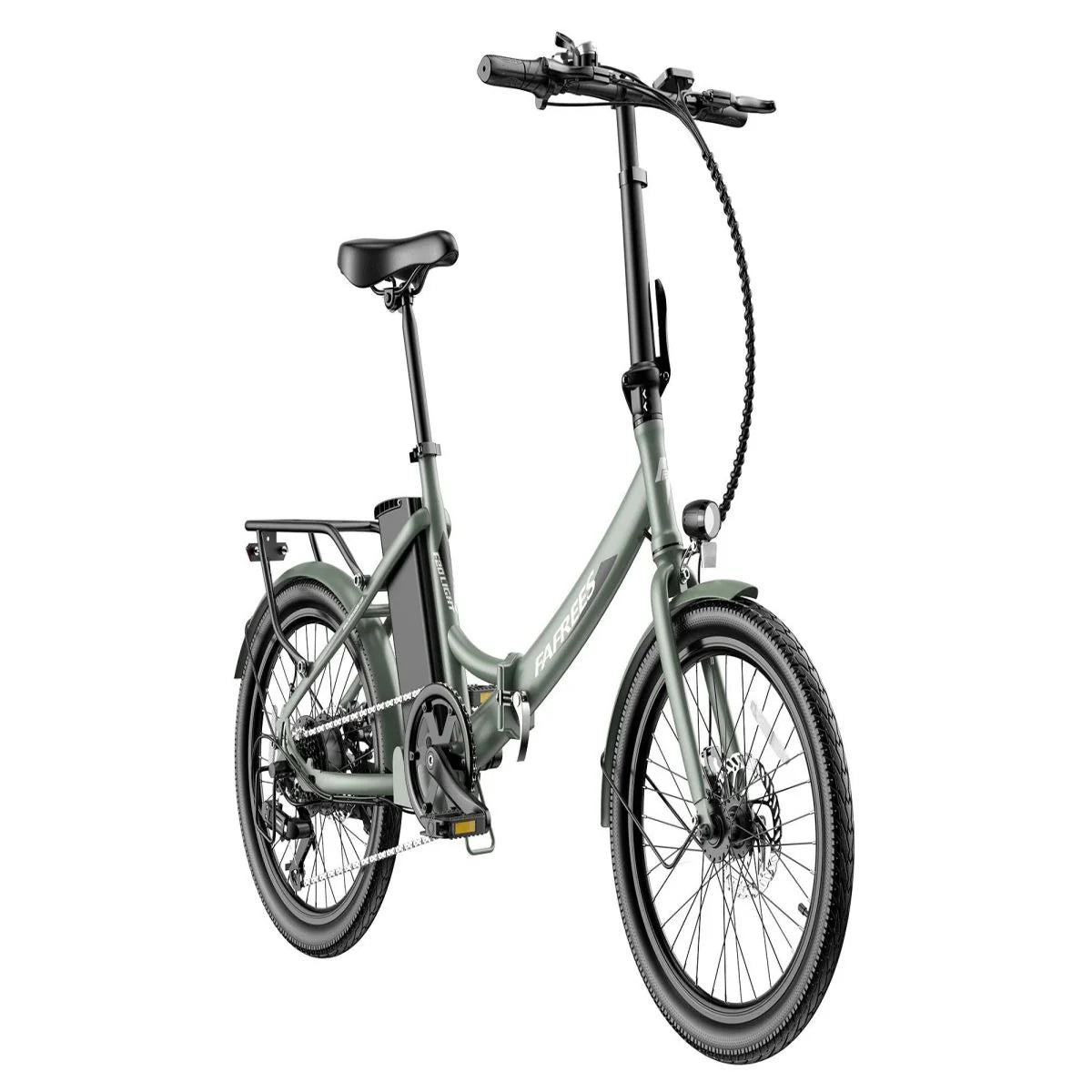 Vélo électrique pliant FAFREES F20 Light - Moteur 250W Batterie 522WH Autonomie 60KM - Vert foncé