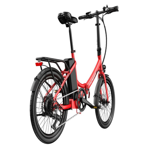 Faltbares E-Bike FAFREES F20 Light - 250W Motor 522WH Batterie 60KM Reichweite - Rot