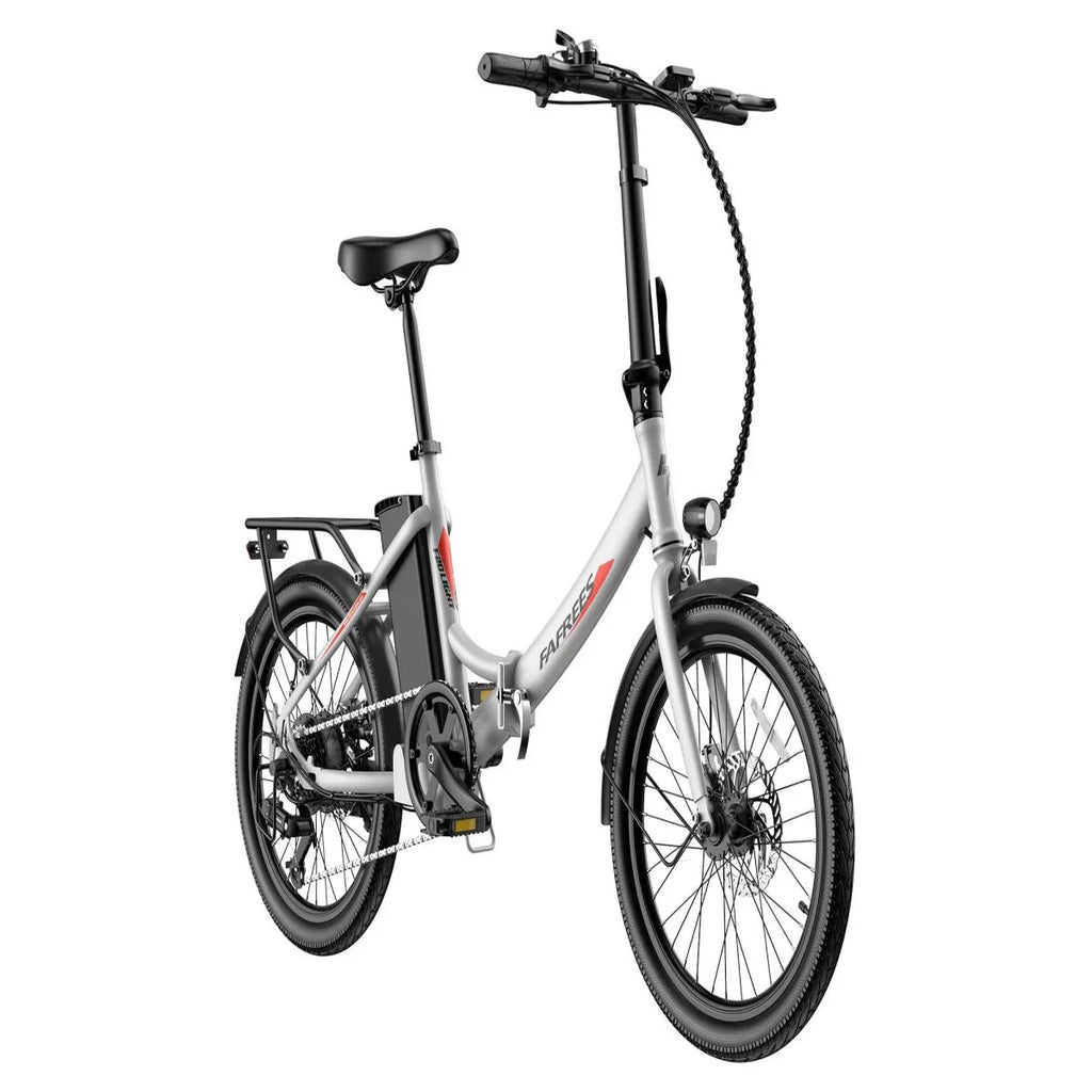 FAFREES F20 Light Foldable E-Bike - 250W Motor 522WH Battery 60KM Range - White